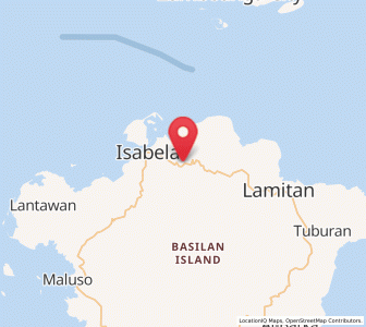 Map of Begang, Autonomous Region in Muslim Mindanao