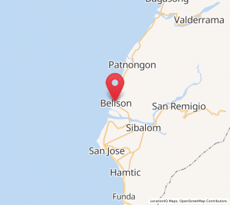 Map of Belison, Western Visayas