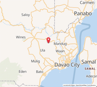 Map of Biao, Davao
