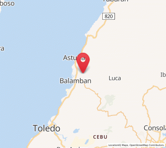 Map of Biasong, Central Visayas