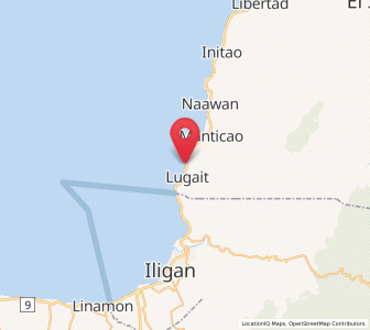 Map of Biga, Northern Mindanao