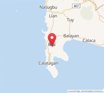 Map of Biga, Calabarzon