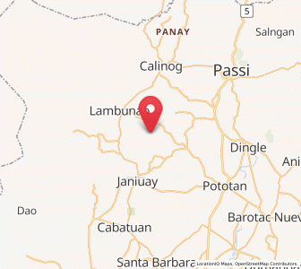 Map of Binabaan, Western Visayas