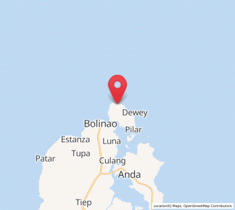Map of Binabalian, Ilocos