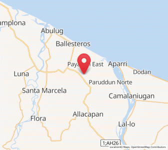 Map of Binalan, Cagayan Valley