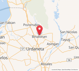 Map of Binalonan, Ilocos