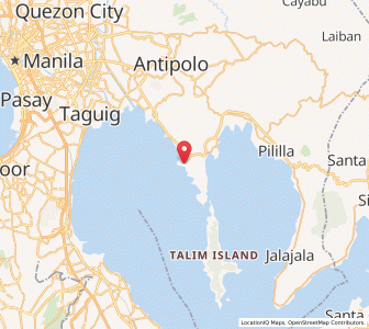 Map of Binangonan, Calabarzon