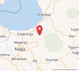 Map of Binanwanaan, Bicol