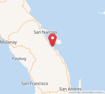 Map of Binay, Calabarzon
