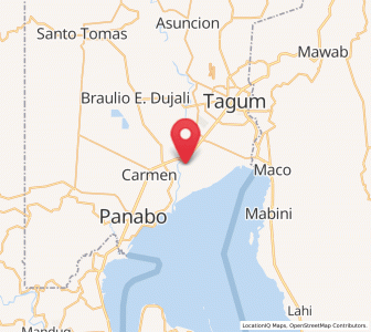 Map of Bincoñgan, Davao