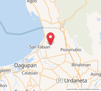 Map of Binday, Ilocos