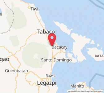 Map of Binitayan, Bicol