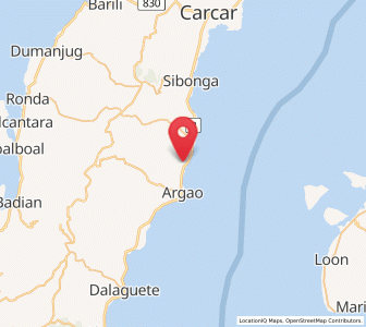 Map of Binlod, Central Visayas
