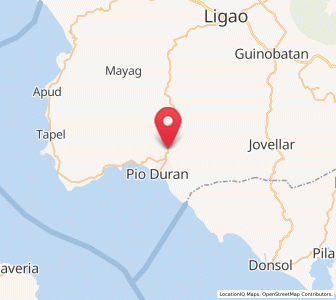 Map of Binodegahan, Bicol