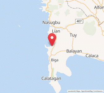 Map of Binubusan, Calabarzon