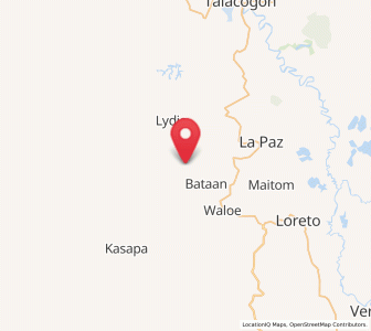 Map of Binucayan, Caraga