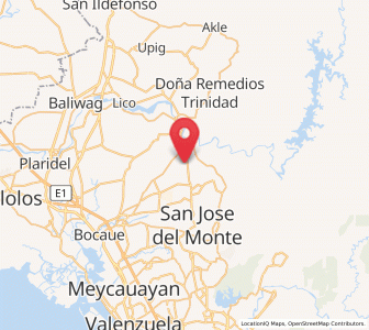 Map of Bituñgol, Central Luzon