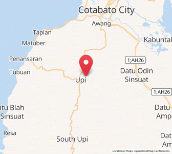 Map of Blinsung, Autonomous Region in Muslim Mindanao