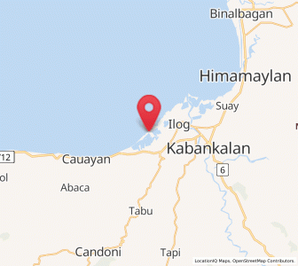 Map of Bocana, Western Visayas