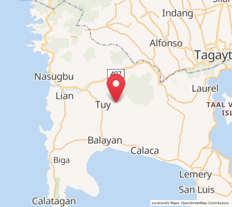 Map of Bolboc, Calabarzon