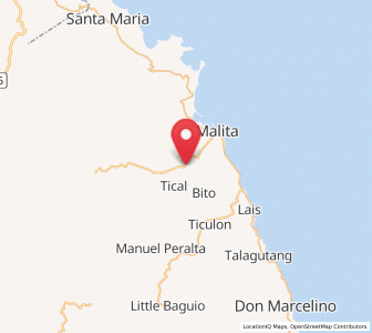 Map of Bolila, Davao
