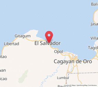 Map of Bolo Bolo, Northern Mindanao