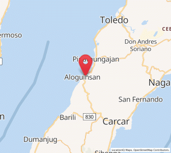 Map of Bonbon, Central Visayas