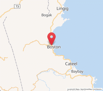 Map of Boston, Davao