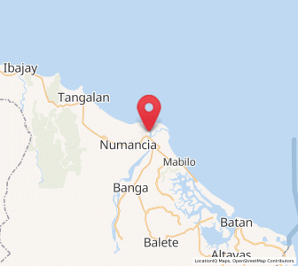 Map of Brgy. Bulwang, Numancia, Western Visayas