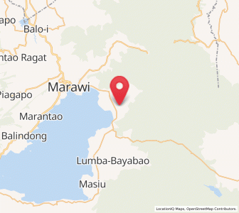 Map of Buadiposo-Buntong, Autonomous Region in Muslim Mindanao
