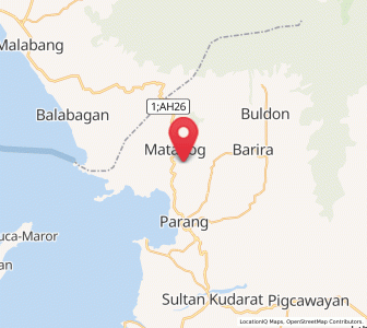 Map of Bualan, Autonomous Region in Muslim Mindanao