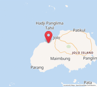 Map of Buansa, Autonomous Region in Muslim Mindanao