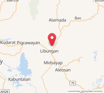 Map of Buayan, Soccsksargen
