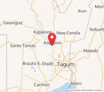Map of Buclad, Davao
