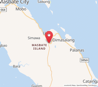 Map of Buenavista, Bicol