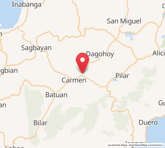 Map of Buenavista, Central Visayas