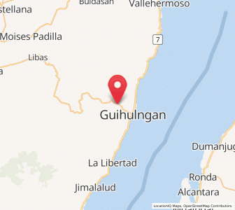 Map of Buenavista, Central Visayas