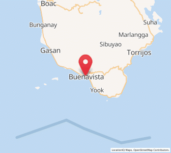 Map of Buenavista, Mimaropa