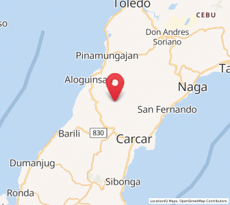 Map of Buenavista, Central Visayas