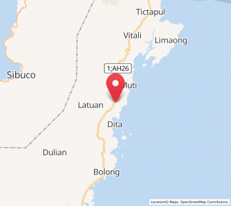 Map of Buenavista, Zamboanga Peninsula
