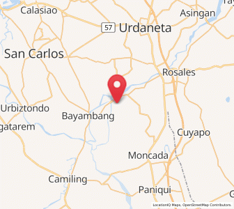 Map of Buenlag, Ilocos