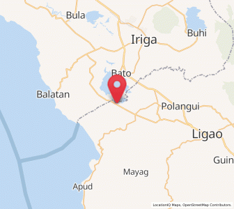 Map of Buga, Bicol