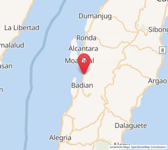 Map of Bugas, Central Visayas