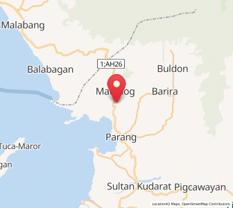 Map of Bugasan, Autonomous Region in Muslim Mindanao