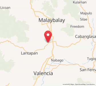 Map of Bugcaon, Northern Mindanao