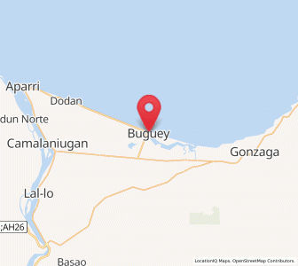 Map of Buguey, Cagayan Valley