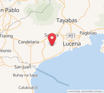 Map of Bukal, Calabarzon