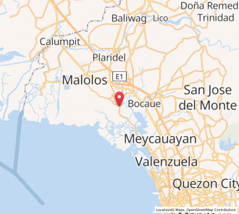 Map of Bulacan, Central Luzon