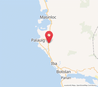 Map of Bulawin, Central Luzon
