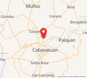 Map of Buliran, Central Luzon